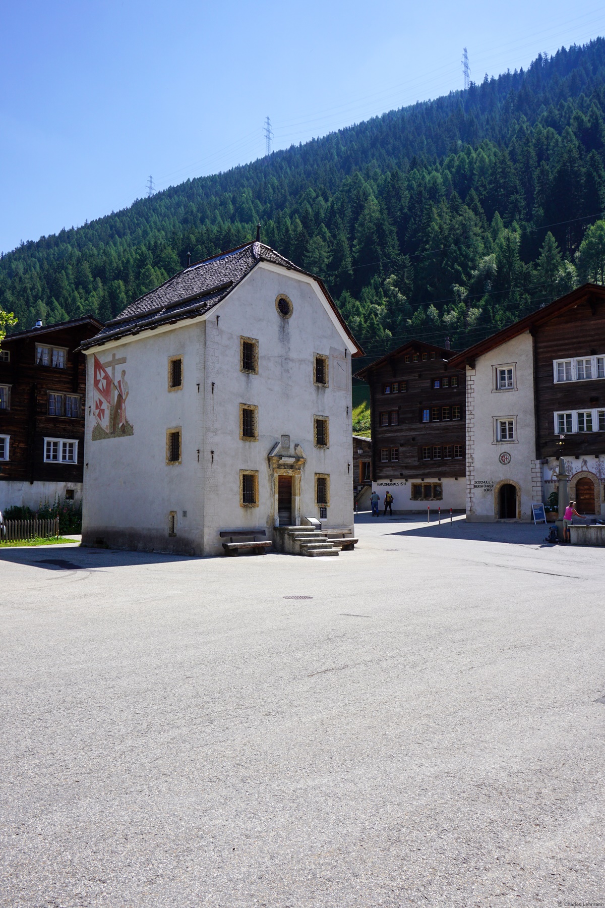 Erster Tag zu Fuss von der Rhône bis zur Maggia