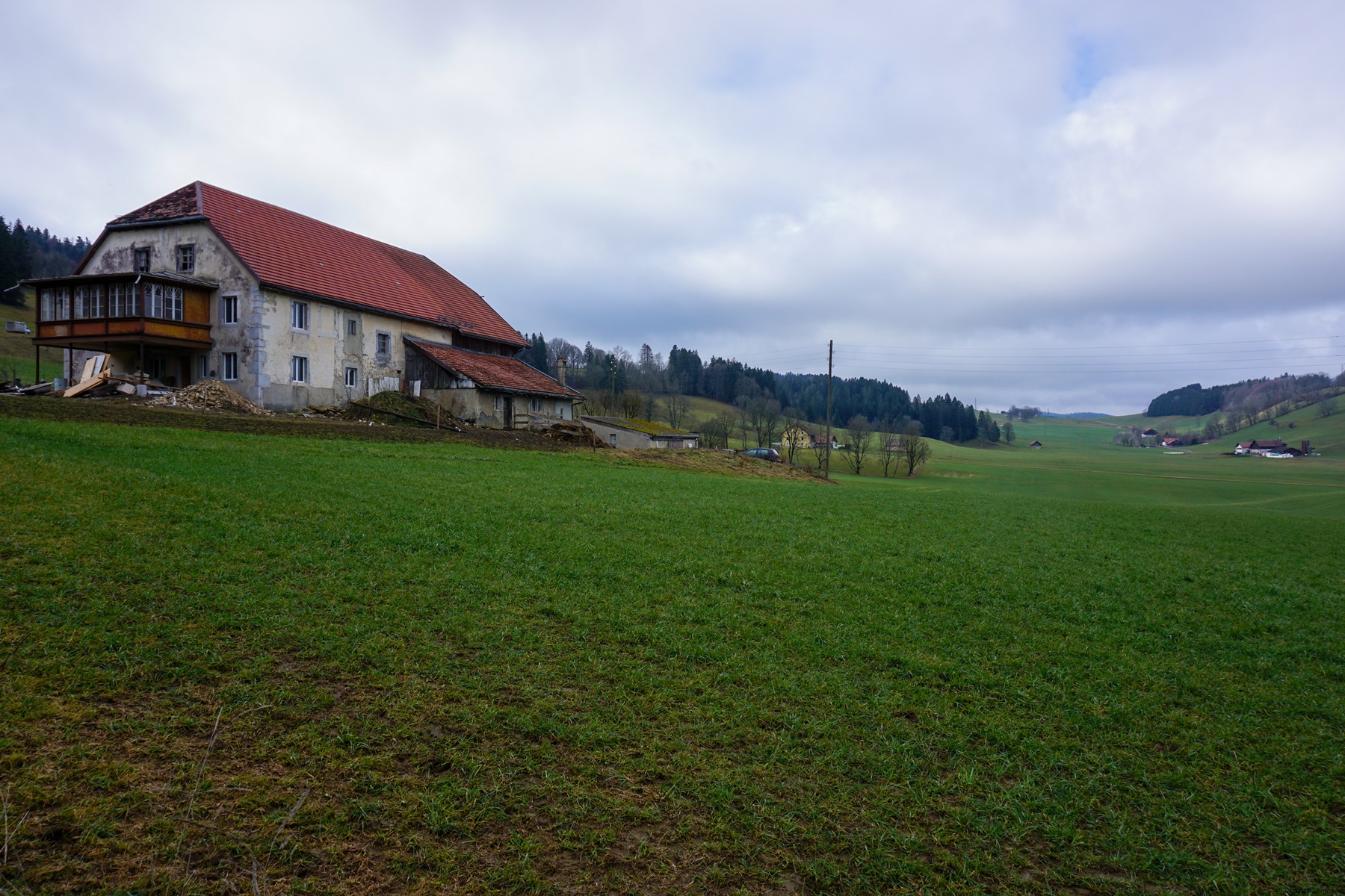 L’ancienne ligne de chemin de fer Le Creux-Les Convers